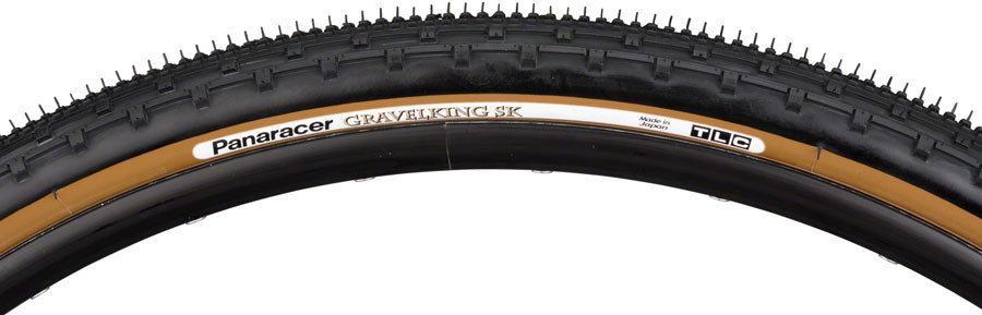 Panaracer GravelKing SK Tire - 700 x 50, Tubeless, Folding, Black/Brown MPN: RF750-GKSK-D Tires GravelKing SK Tire - MY23
