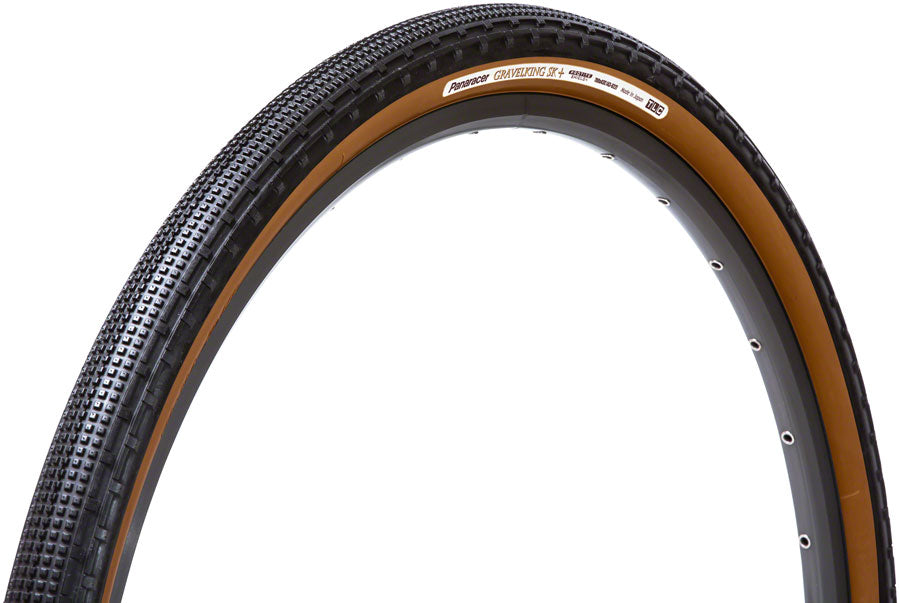 Panaracer GravelKing SK Plus Tire - 27.5 x 2.10 / 650b x 54, Tubeless, Folding, Black/Brown, ProTite Protection