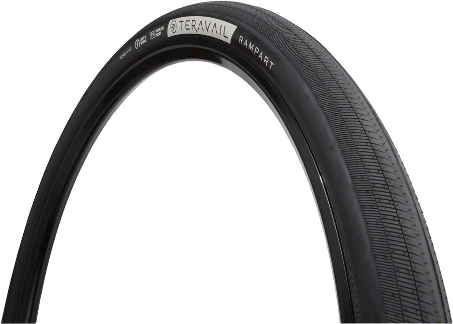 Teravail Rampart Tire - 650b x 47, Tubeless, Folding, Black, Light and Supple, Fast Compound MPN: 19-000028 UPC: 708752347755 Tires Rampart Tire