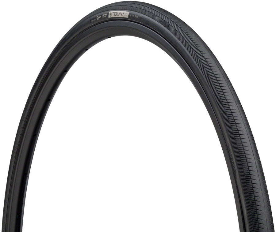 Teravail Rampart tire - 700 x 28, Tubeless, Folding, Black, Durable, Fast Compound