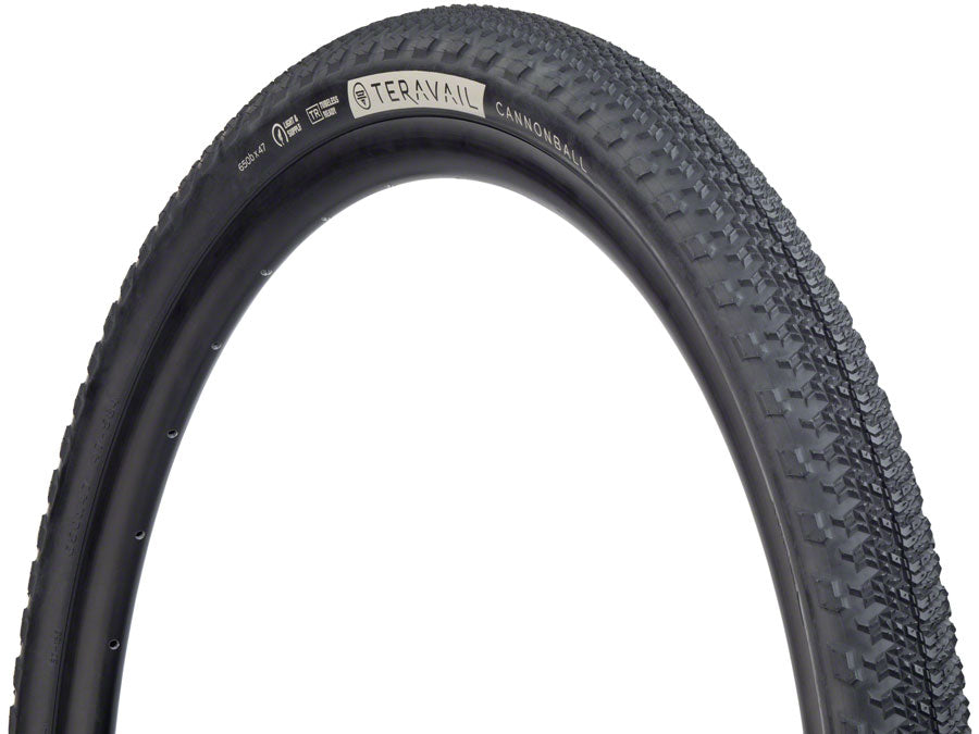 Teravail Cannonball Tire - 650b x 47, Tubeless, Folding, Black, Durable, Fast Compound MPN: 19-000048 UPC: 708752347991 Tires Cannonball Tire