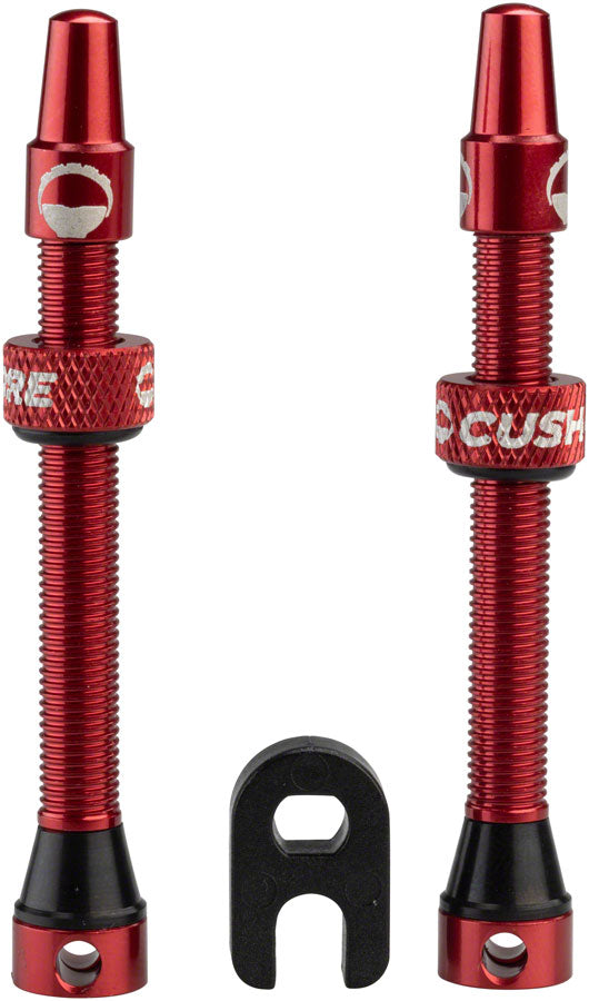 CushCore Valve Set - 55mm, Red - Tubeless Valves - Tubeless Valves