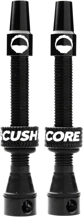 CushCore Tubeless Presta Valve Set - 55mm, Black