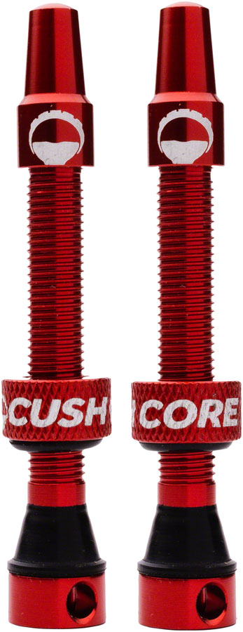 CushCore Tubeless Presta Valve Set 44mm Red