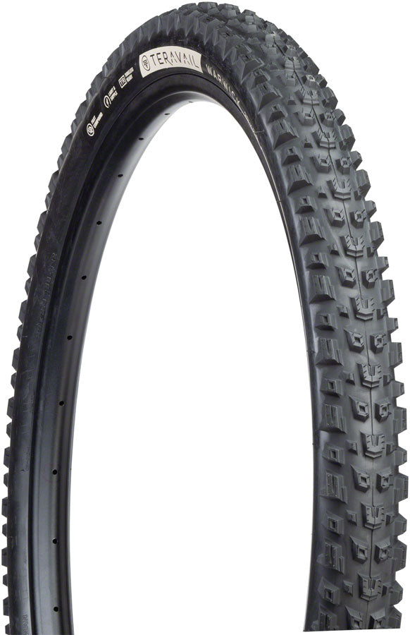 Teravail Warwick Tire 29 x 2.3 Tubeless Folding Black Durable Worldwide Cyclery