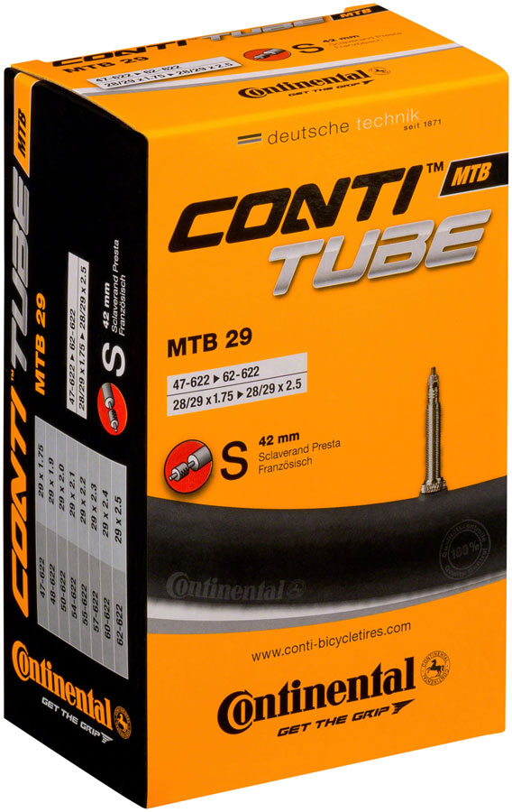 Continental Light Tube - 29 x 1.75 - 2.5, 42mm Presta Valve MPN: C1500831 Tubes Lightweight Tube