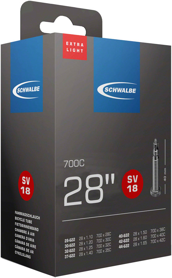 Schwalbe Extra Light Tube - 700 x 28 - 42mm, 40mm Presta Valve MPN: 10428343 Tubes Extra Light Tube
