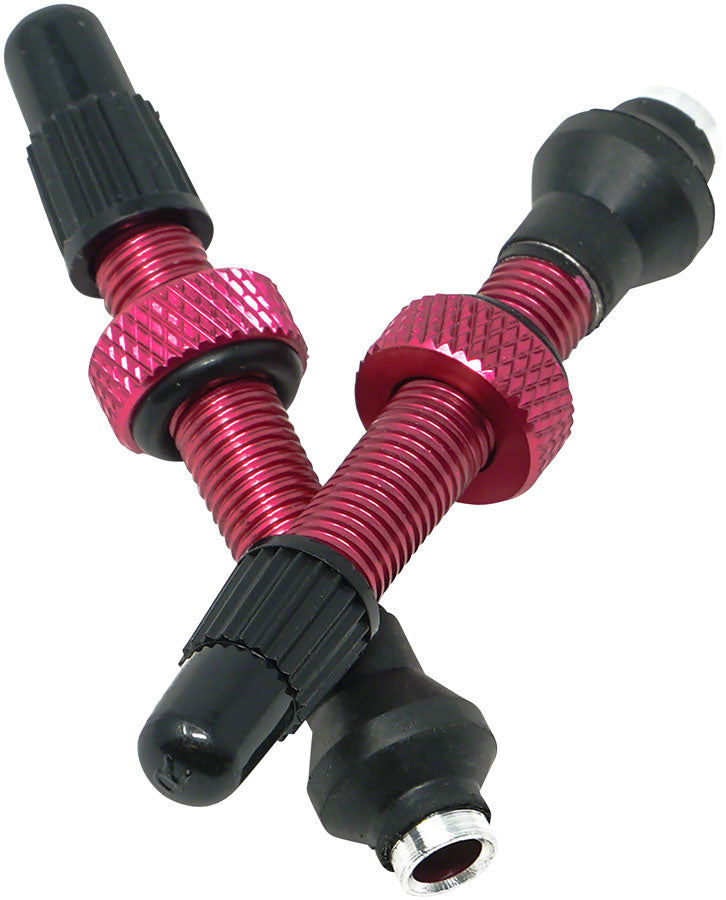 Industry Nine Tubeless Valves - 40mm, Pink, Pair Tubeless Valves ...