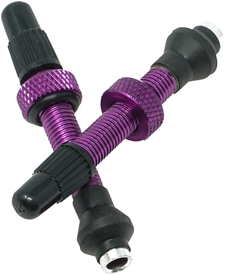 Industry Nine Tubeless Valves - 40mm, Purple, Pair MPN: TKVAPUR UPC: 810098985215 Tubeless Valves Tubeless Valves