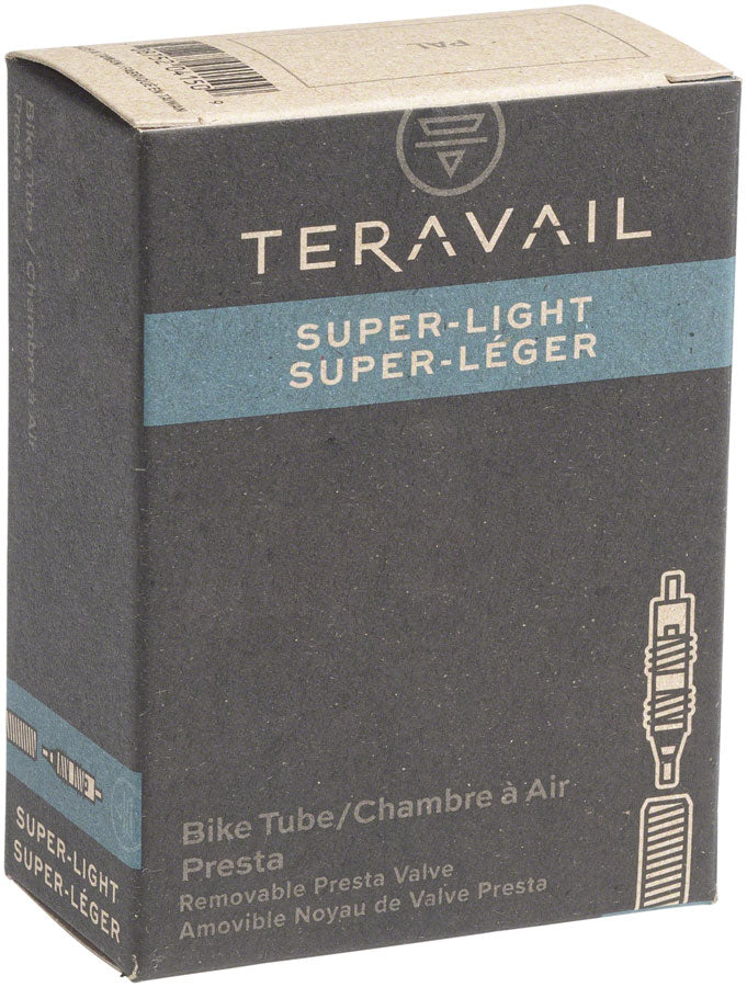 Teravail Superlight Tube - 700 x 20 - 28mm, 80mm Presta Tube Valve MPN: 559031D0 UPC: 708752041516 Tubes Superlight Tube