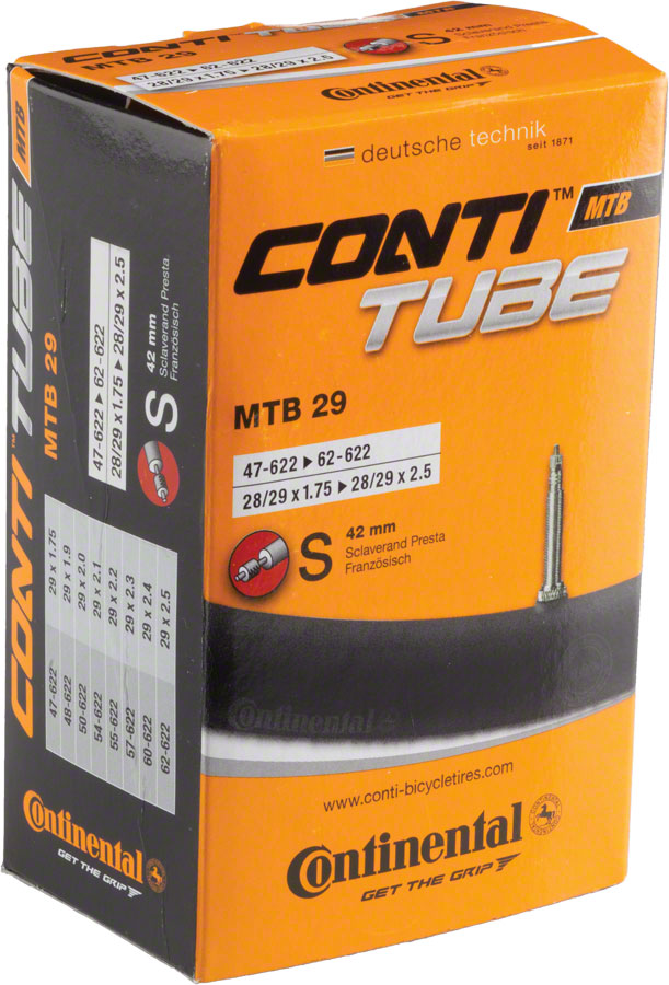 Continental Standard Tube - 29 x 1.75 - 2.5, 42mm Presta Valve MPN: C1500830 Tubes Standard Tube