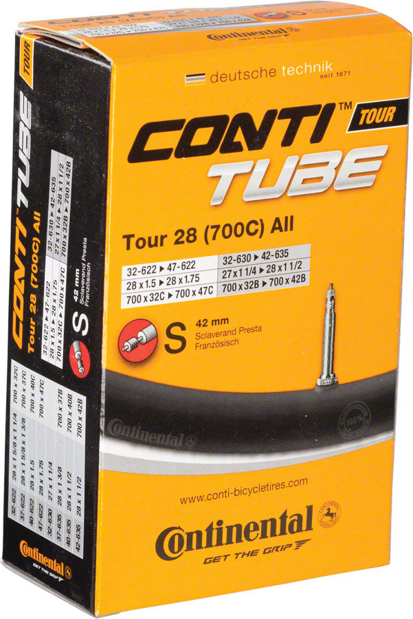 Continental Standard Tube - 700 x 32 - 47mm, 42mm Presta Valve MPN: C1501048 Tubes Standard Tube