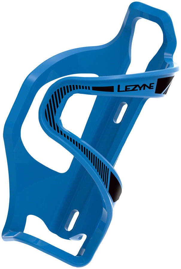 Lezyne Flow SL Water Bottle Cage - Left Side Entry, Blue MPN: 1-BC-FLSLL-V210 Water Bottle Cages Flow Side Load Cage