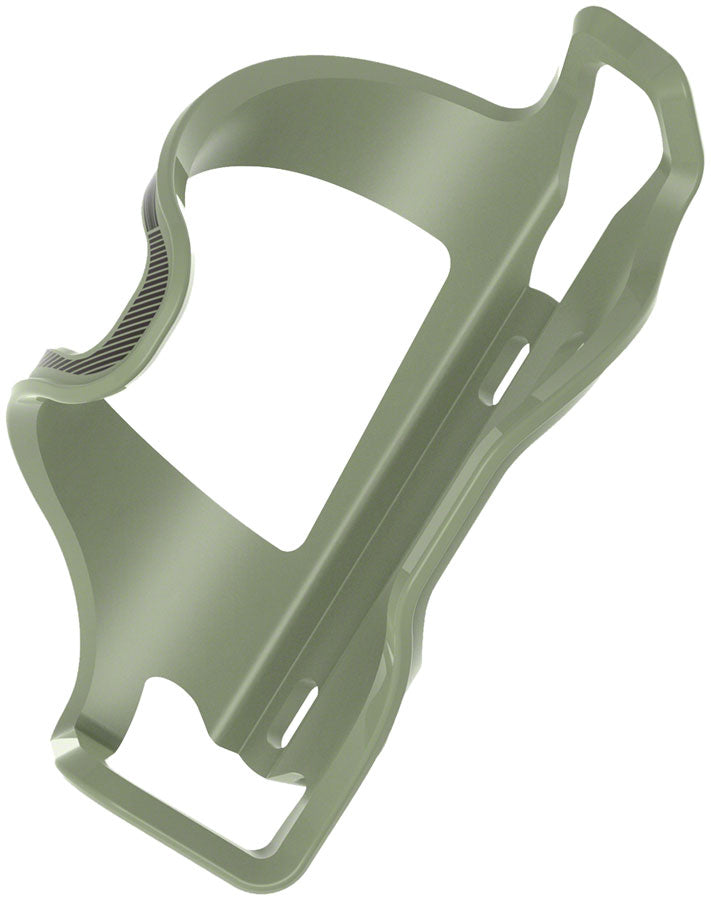 Lezyne Flow SL Water Bottle Cage - Right Side Entry, Army Green