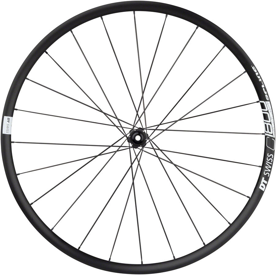 DT Swiss C 1800 Spline Front Wheel - 700, 12 x 100mm, Center-Lock, Black - Front Wheel - C1800 Spline Front Wheel