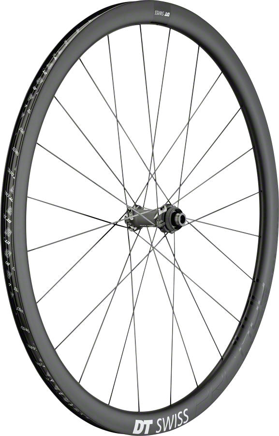DT Swiss PRC 1400 Spline Front Wheel - 700, 12 x 100mm, Center-Lock, Black