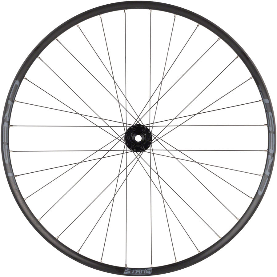 Stan's No Tubes Crest S2 Front Wheel - 29", 15 x 110mm, 6-Bolt, Black - Front Wheel - Crest S2 Front Wheel