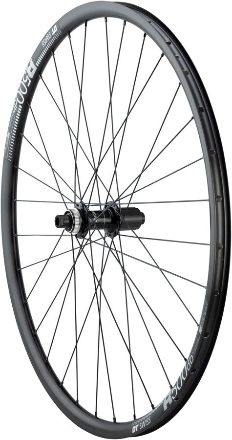 Quality Wheels 105/DT R500 Disc Rear Wheel - 700, 12 x 142mm, Center-Lock, HG 11, Black