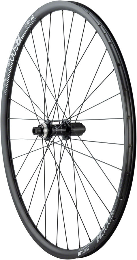 Quality Wheels 105/DT R500 Disc Rear Wheel - 700, 12 x 142mm, Center-Lock, HG 11, Black UPC: 708752228931 Rear Wheel 105 / DT R500 Disc Rear Wheel