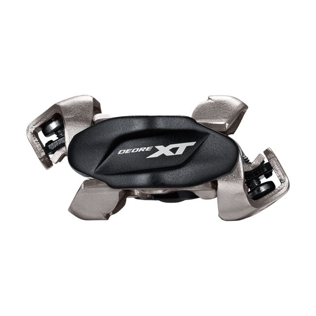 Shimano XT M8100 Deore Clipless SPD Pedals with Cleats, Black / Silver (SM-SH51) - Pedals - XT Pedals