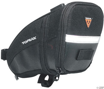 Topeak Aero Wedge Seat Bag - QuickClick, Large, Black MPN: TC2253B UPC: 768661113889 Seat Bag Aero Wedge Bags