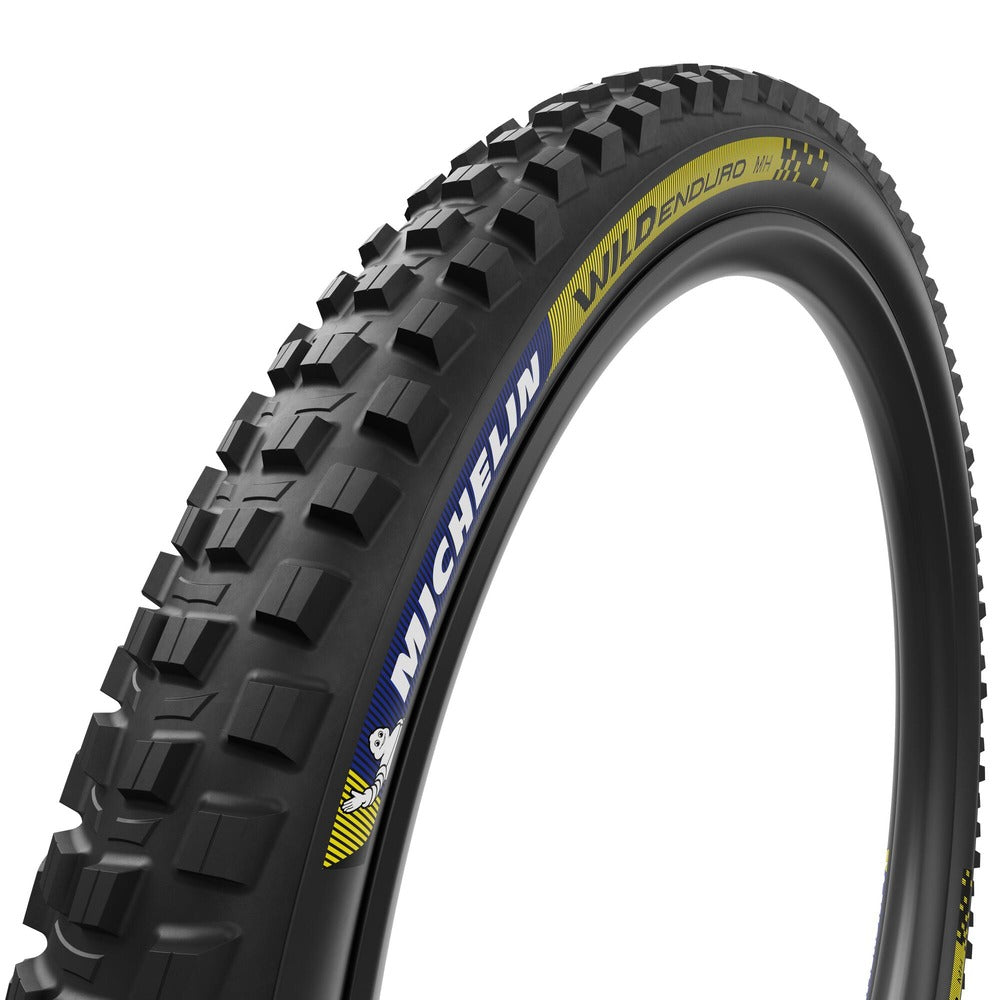 Michelin Wild Enduro MH Racing Line Tire - 27.5 x 2.5, Tubeless, Folding, Blue & Yellow Decals - Tires - Wild Enduro MH Racing Line Tire