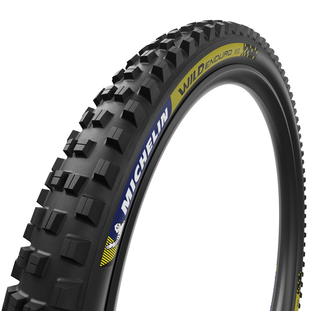 Michelin Wild Enduro MS Racing Line Tire - 27.5 x 2.4, Tubeless, Folding, Blue & Yellow Decals - Tires - Wild Enduro MS Racing Line Tire