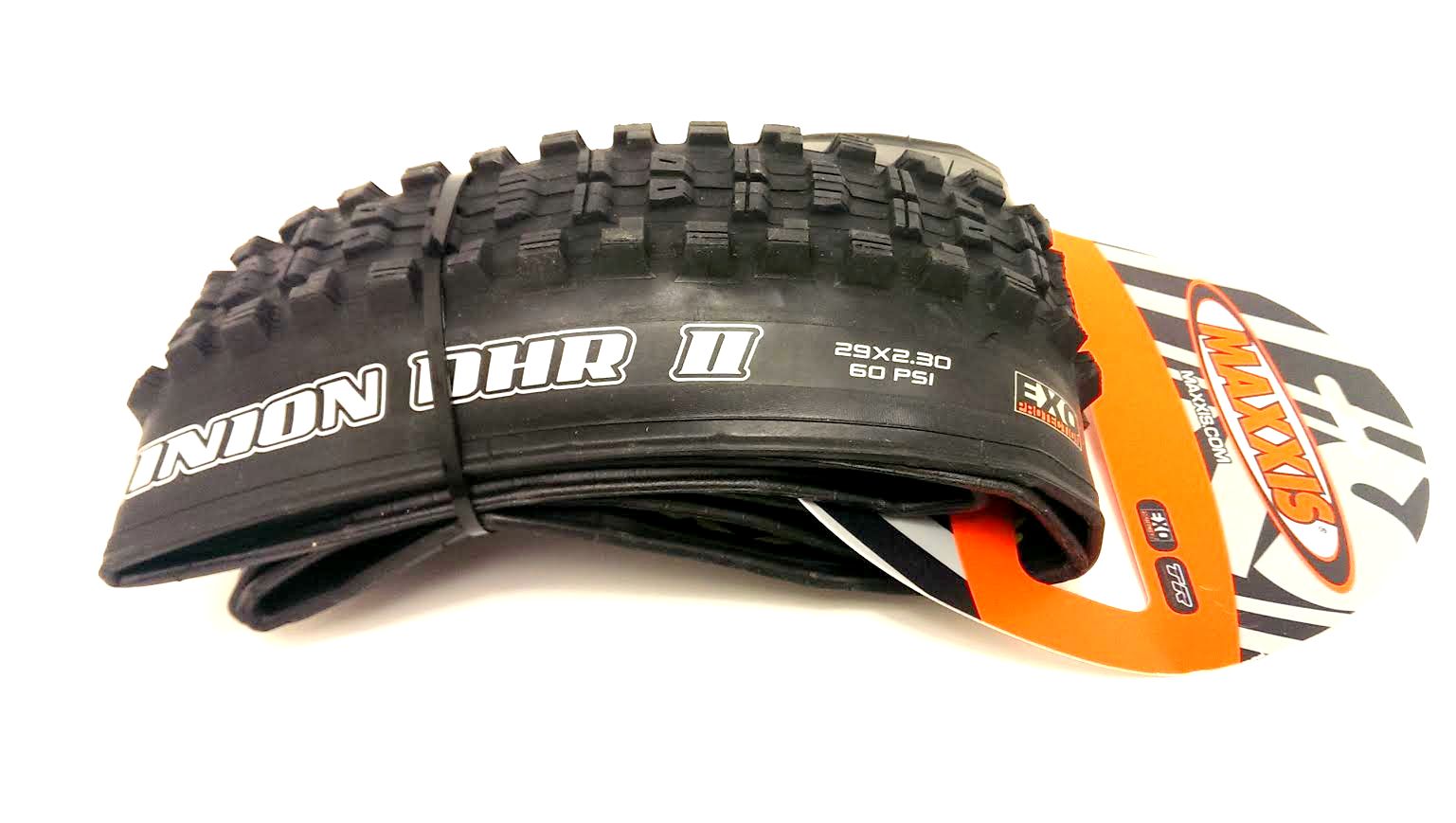 Maxxis Minion DHF 29x2.5 EXO TR and DHR II 29x2.3 TR Tires Pair 29er Black Tire Maxxis Minion DHF 29x2.5 EXO TR and DHR II 29x2.3 TR Tires Pair 29er Black Tire