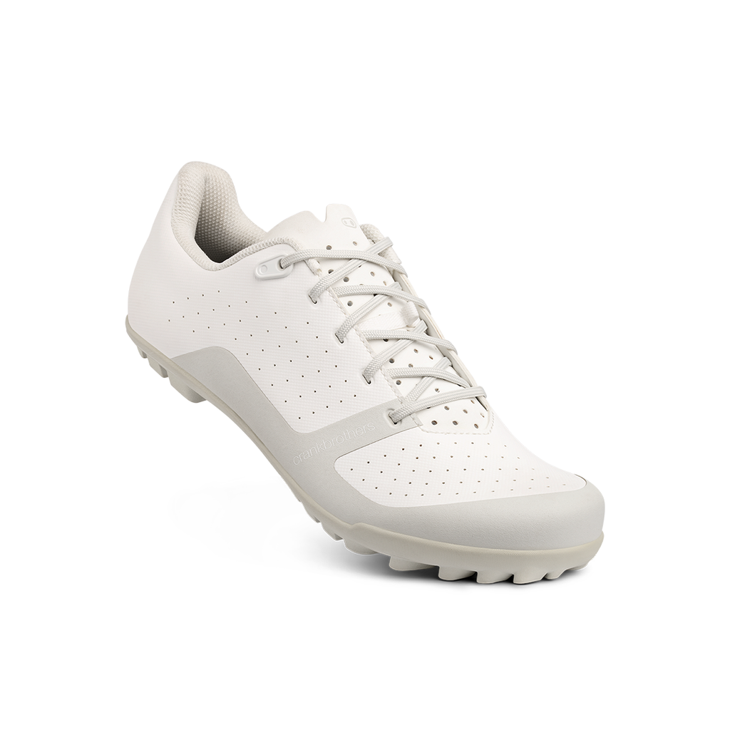 Crank Brothers Candy Lace Clipless Shoe White/Grey - Mountain Shoes - Candy Lace Clipless Shoe