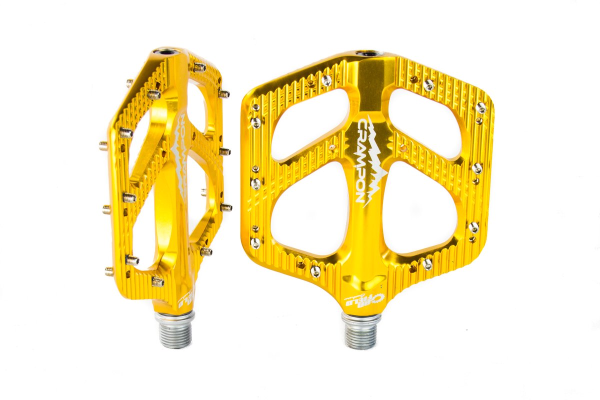 Canfield Bikes Crampon Mountain Pedals Gold MPN: CFB-CRM-MTN-PD-GLD Pedals Crampon Mountain