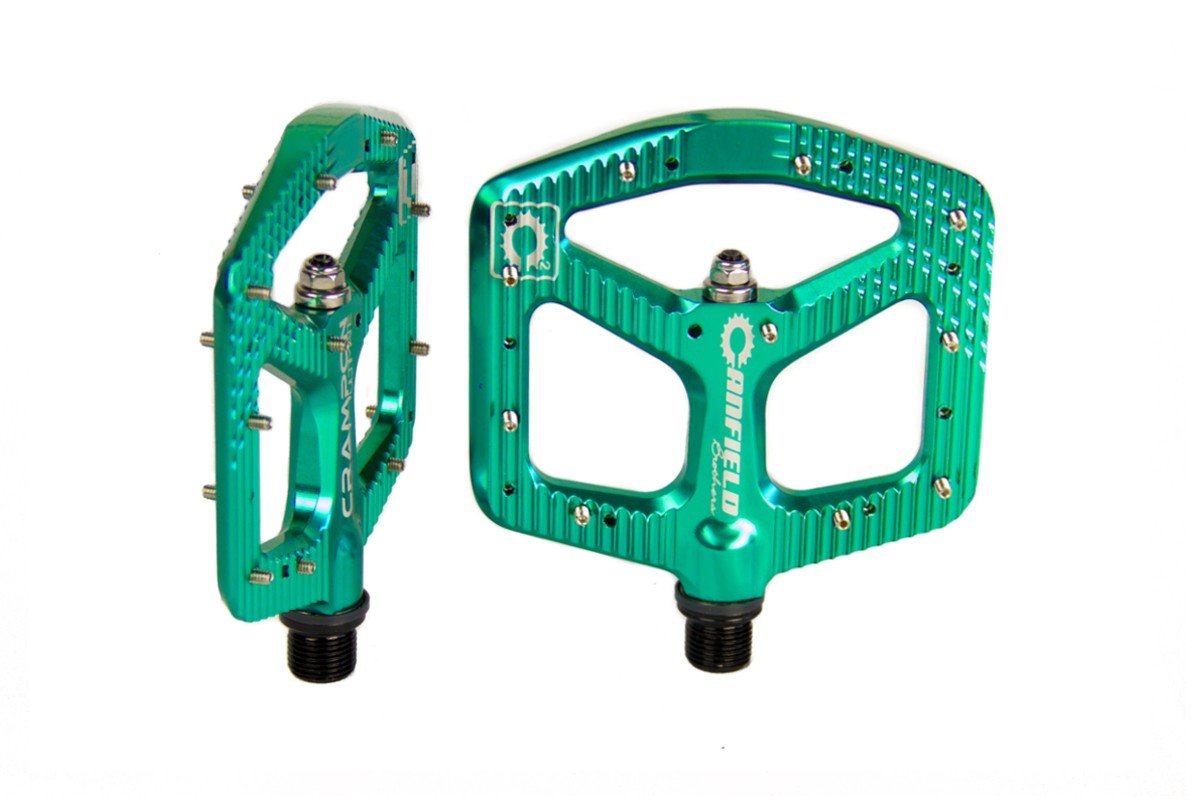 Canfield Bikes Crampon Ultimate Pedals Turquoise MPN: CFB-CRM-ULT-PD-TRQ Pedals Crampon Ultimate