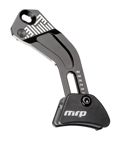 MRP 1x V3 Alloy Chain Guide D-Mount 28-40T Black MPN: 20-9-435 UPC: 702430165228 Chain Retention System 1x V3 Alloy Chainguide