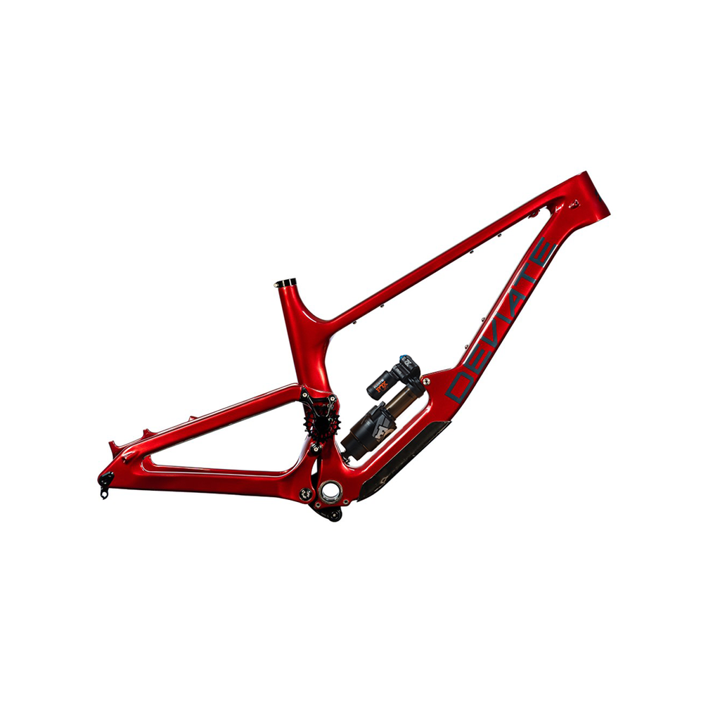 Deviate Cycles Claymore Large, Rowan Red - Float X2 Rear Shock