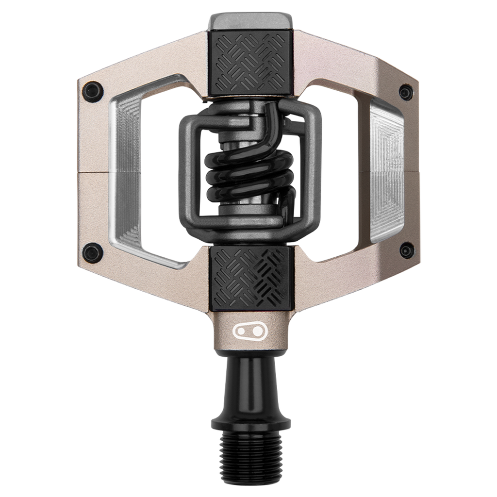 Crank Brothers Mallet Trail Pedals - Dual Sided Clipless with Platform, Aluminum, 9/16", Champagne MPN: 16760 UPC: 641300167606 Pedals Mallet Trail Pedals