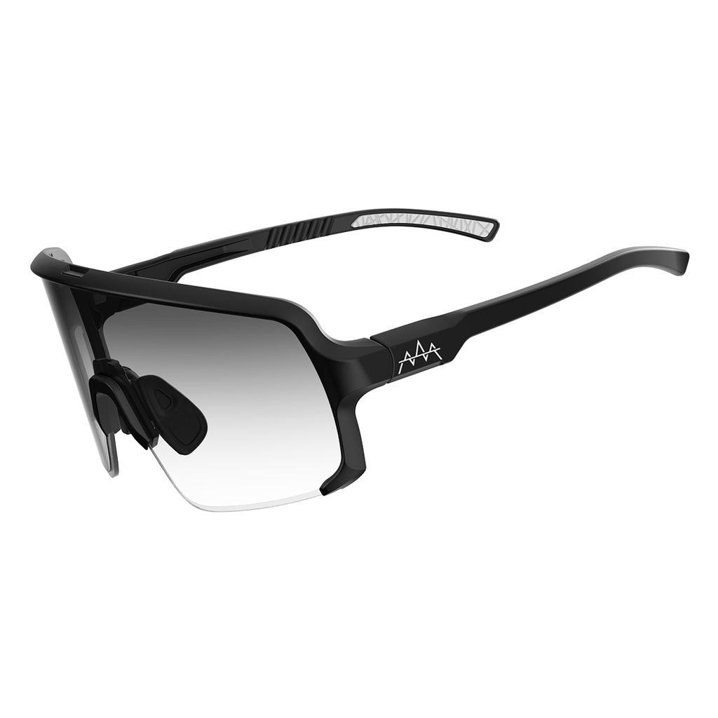 Dirdy Bird Peak Sunglasses Stealth Black, Photochromic, Clear To Smoke Transition Lens