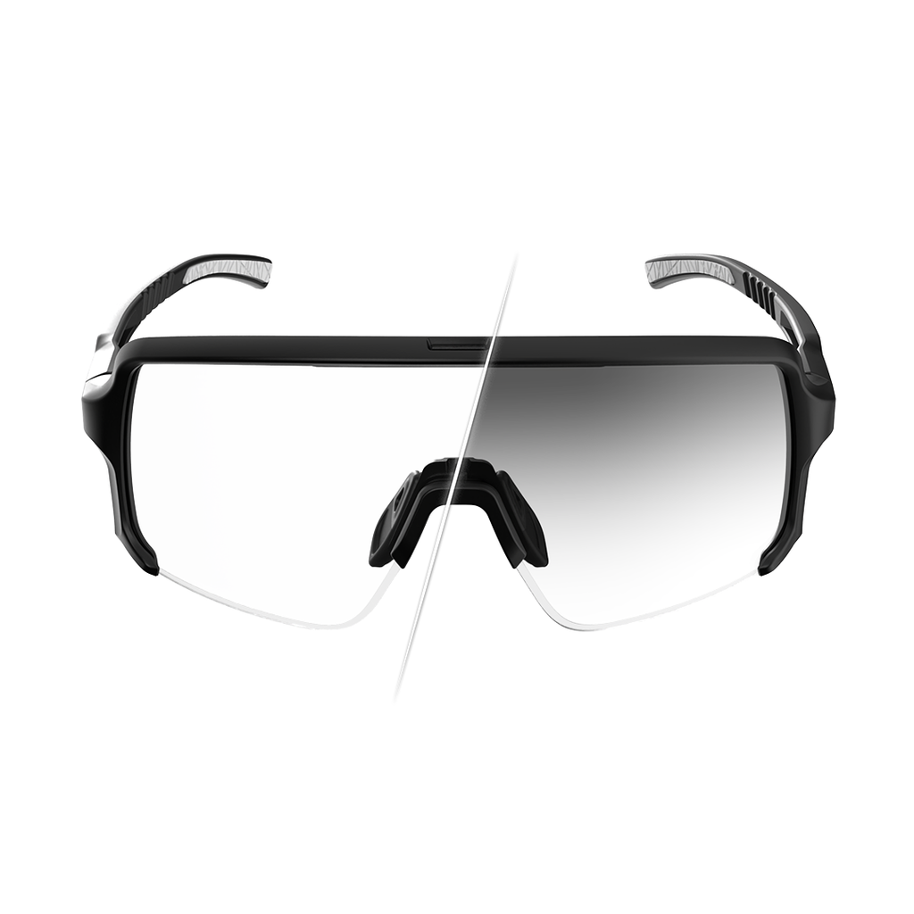 Dirdy Bird Peak Sunglasses Stealth Black, Photochromic, Clear To Smoke Transition Lens - Sunglasses - Peak