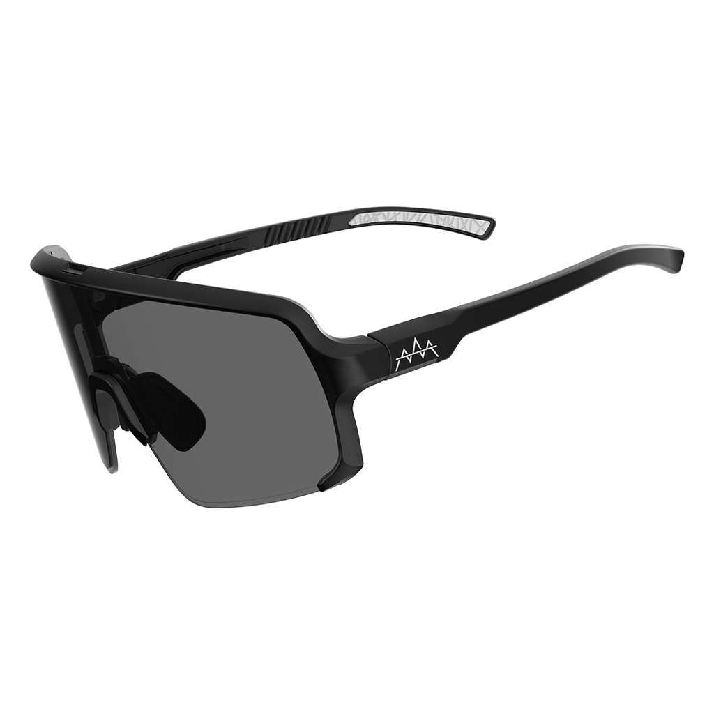 Dirdy Bird Peak Sunglasses Stealth Black, Smoke Lens
