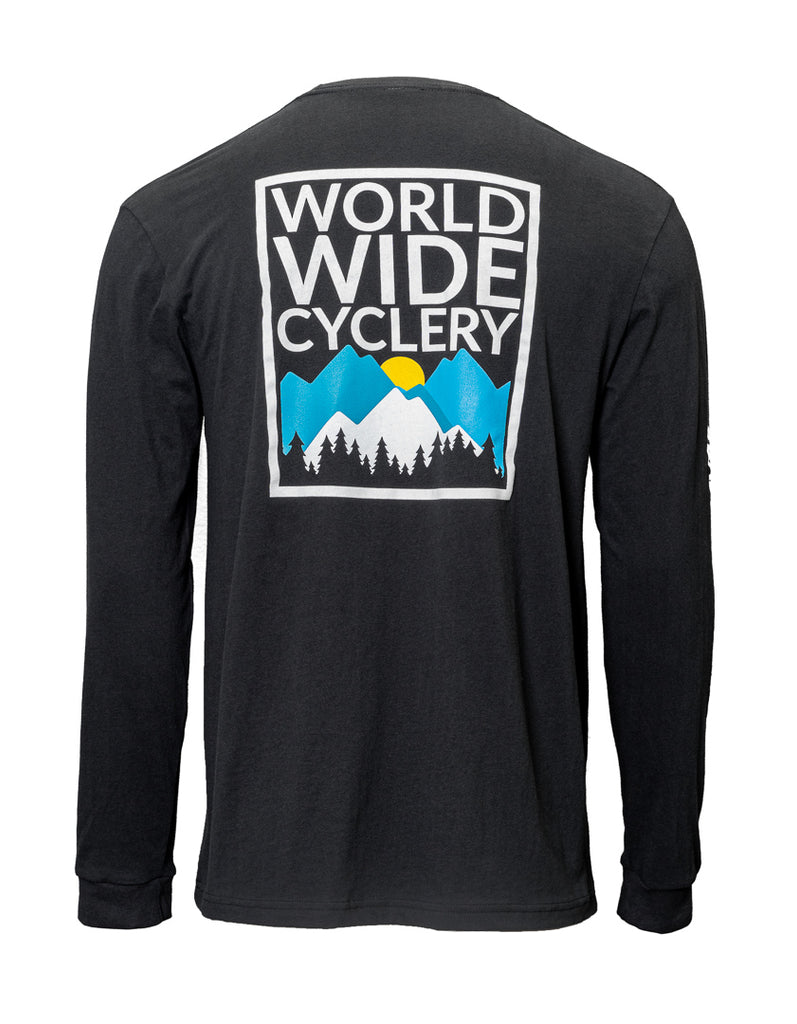 Worldwide Cyclery Longsleeve T-Shirt Black, XL - T-Shirt - WC Longsleeve