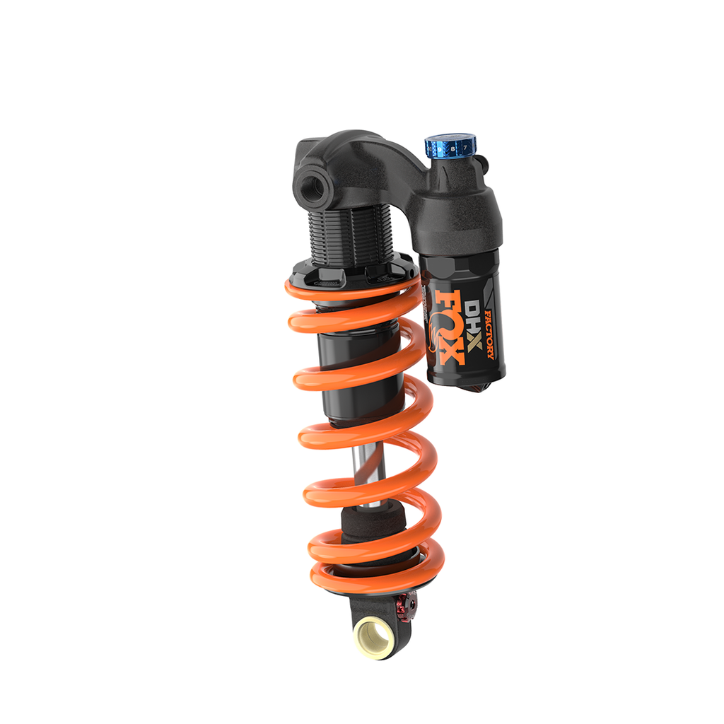 FOX DHX Factory Rear Shock - Trunnion Metric, 185 x 55 mm, 2-Position Lever