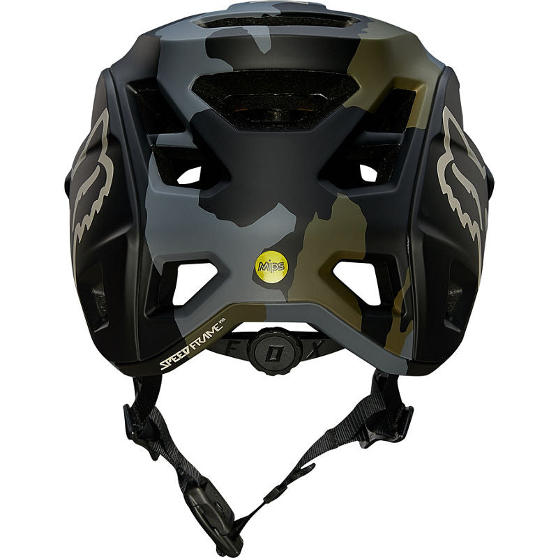 Fox Racing Speedframe Pro Helmet w/ MIPS, Fidlock - Green Camo, Medium - Helmets - Speedframe Pro Helmet