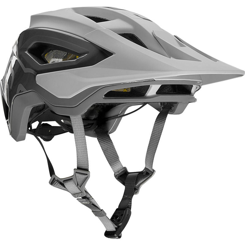 Fox Racing Speedframe Pro Helmet w/ MIPS, Fidlock - Pewter Grey, Medium - Helmets - Speedframe Pro Helmet
