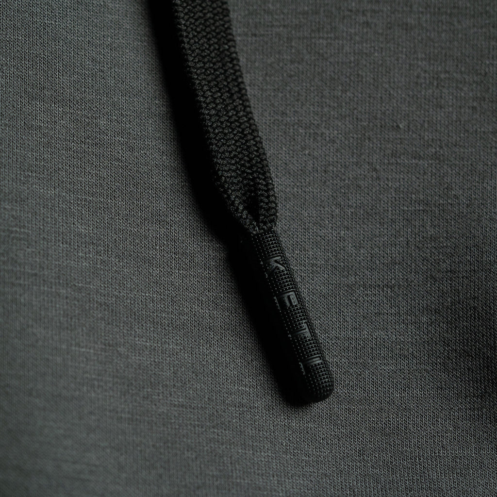 KETL Mtn Folly Active Travel Hoodie - Zipper Pockets, Stretchy, Breathable - Men's Zip-Up V.2 Grey
