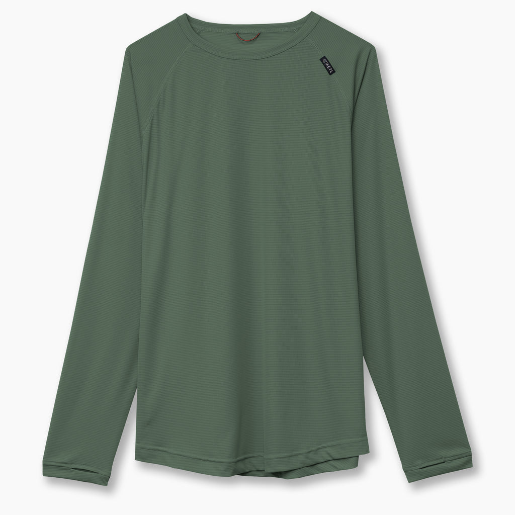 Ketl Mtn Nofry Sun Shirt Long Sleeve - SPF/UPF 30+ Sun Protection Shirt Lightweight For Summer Travel - Green Men's
