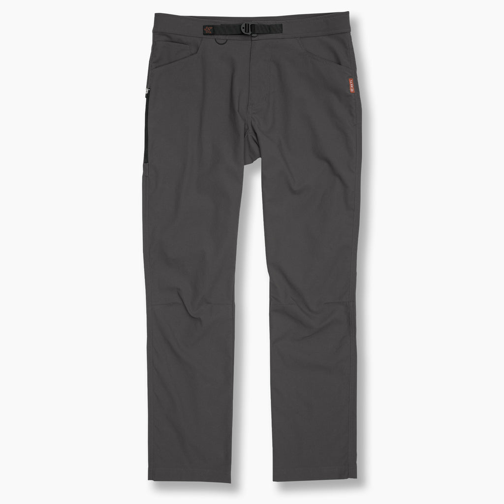 Ketl Mtn Shenanigan Hiking Pants Straight Fit 34" Inseam - Lightweight, Stretchy, Packable, Adventure Travel Men's Pants Grey Casual Pants Shenanigan Pant 34"