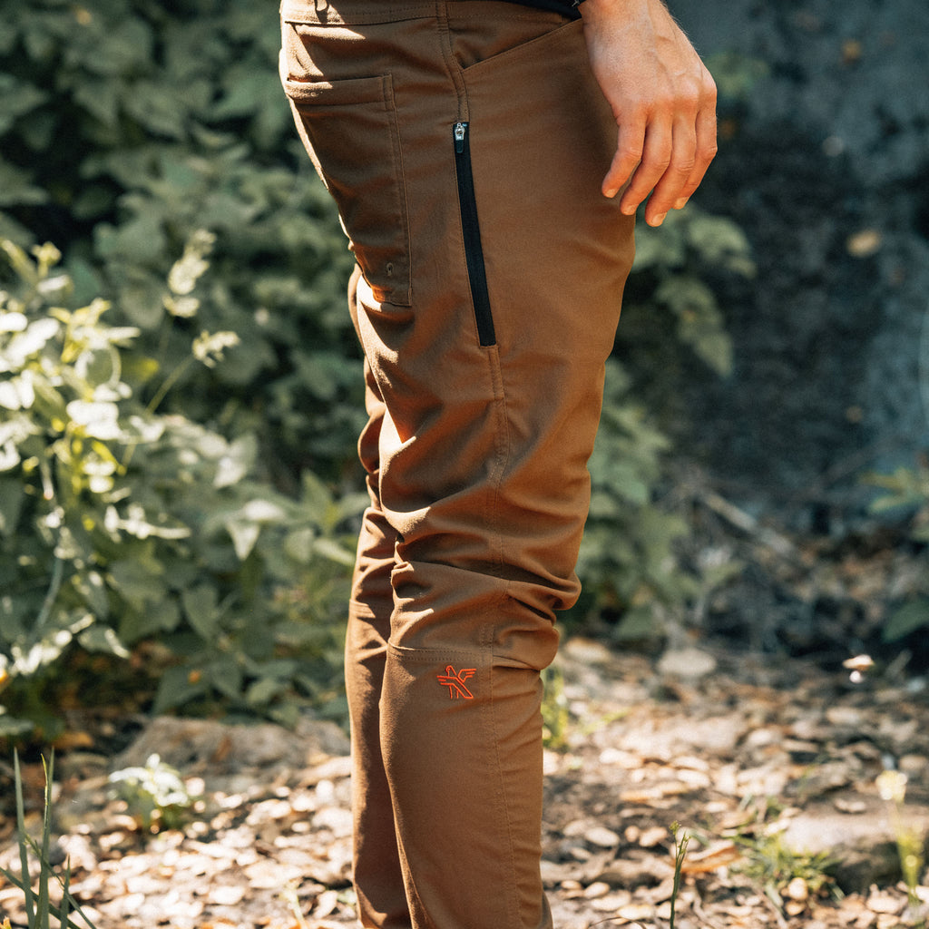 KETL Mtn Shenanigan Hiking Pants 32" Inseam - Lightweight, Stretchy, Packable, Adventure Travel Men's Pants Brown - Casual Pants - Shenanigan Pant 32"