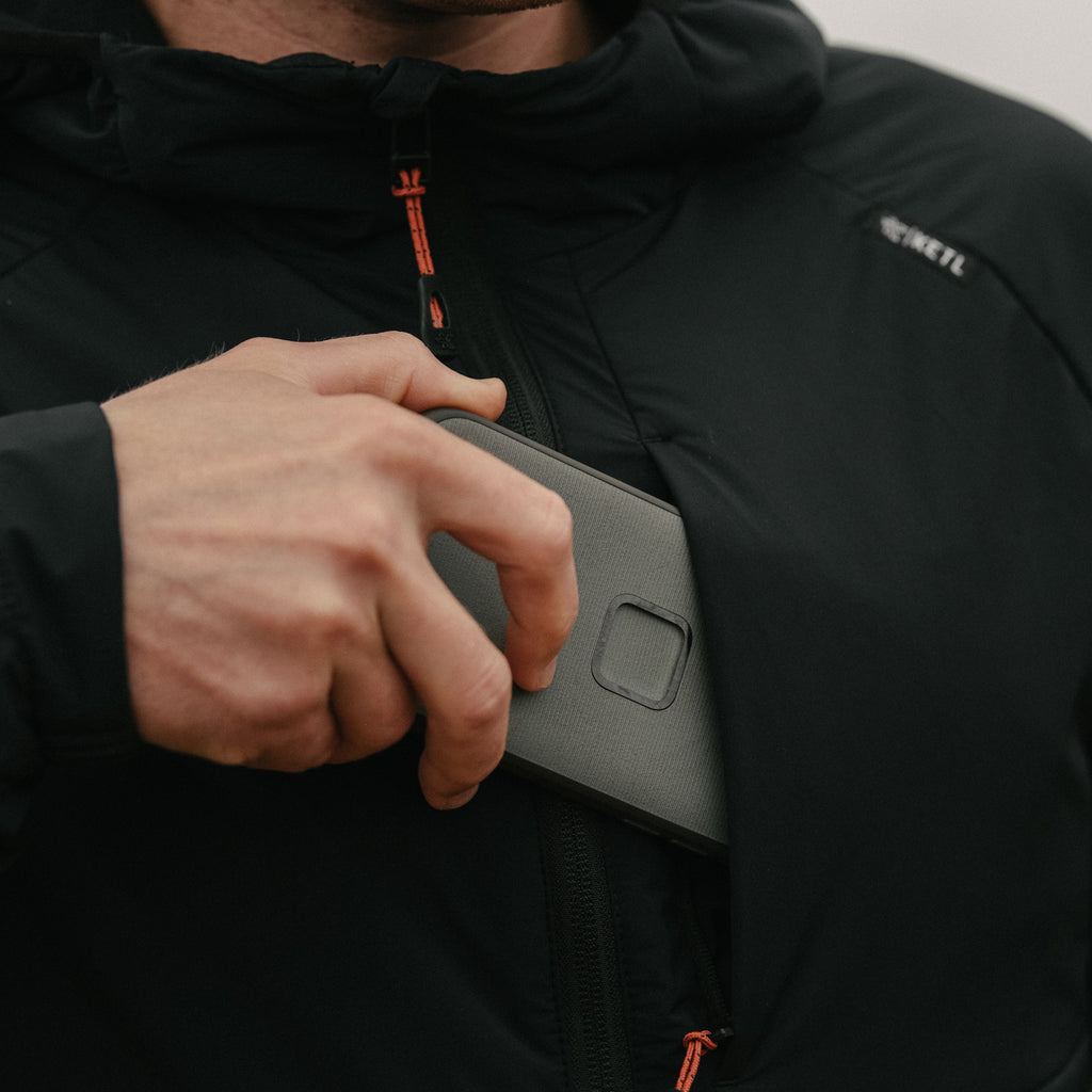 KETL Mtn Sierraloft Packable Insulated Down Jacket - Men's Stretchy Puffy Coat Black Beauty - Jackets - SierraLoft Synthetic Down Jacket