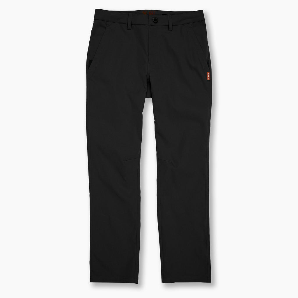 Ketl Mtn Tomfoolery Travel Pant Straight Fit 32: Inseam: Stretchy, Packable, Casual Chino Style W/ Zipper Pockets - Black Men's