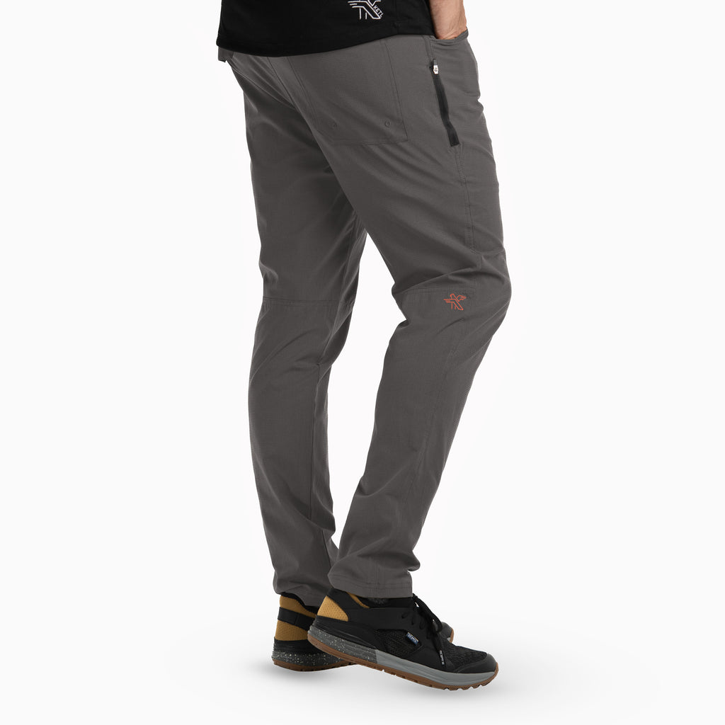 KETL Mtn Vent Lightweight Pants 34" Inseam: Summer Hiking & Travel - Ultra-Breathable, Packable & Stretchy - Grey Men's - Casual Pants - Vent Jogger'ish Lightweight Travel Pants 34"