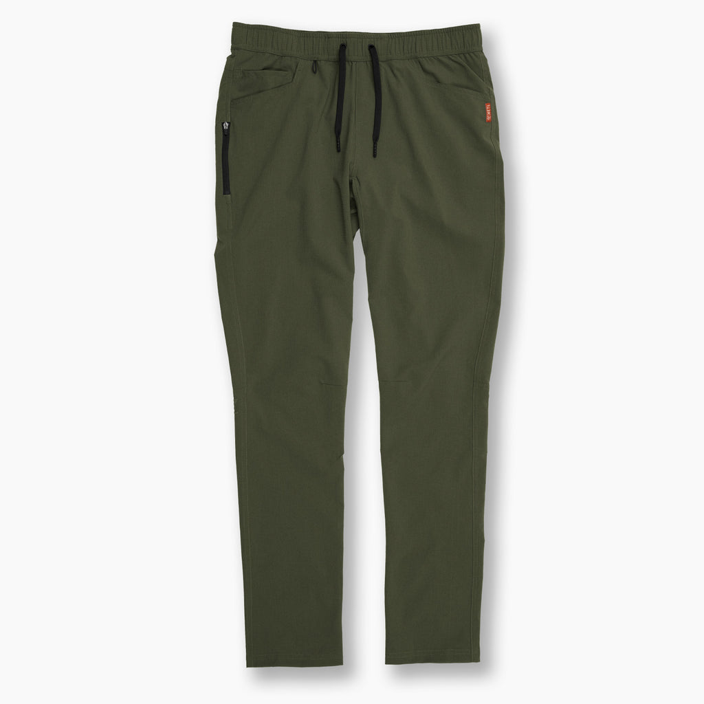 KETL Mtn Vent Lightweight Pants 32" Inseam: Summer Hiking & Travel - Ultra-Breathable, Packable & Stretchy - Pine Men's Casual Pants Vent Jogger'ish Lightweight Travel Pants 32"