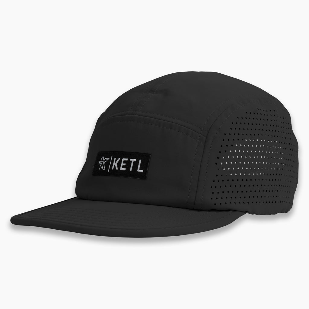 Ketl Mtn Venture Air V.2 5 Panel Mesh Hat Black One Size MPN: VA.V2.HAT.BLK UPC: 810112313239 Hats Venture Air 5 Panel Mesh Hat V.2